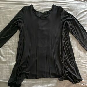 XL Black Top with open back details